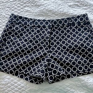 Michael Kors Navy and White Shorts